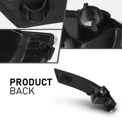 G-PLUS Pair Rearview Mirror Indicator Lens Turn Signal Light Cover, Compatible with Ford Focus MK2 Facelift 2008-2011/ MK3 2012-2017, LH Driver & RH Passenger Side 2PCS
