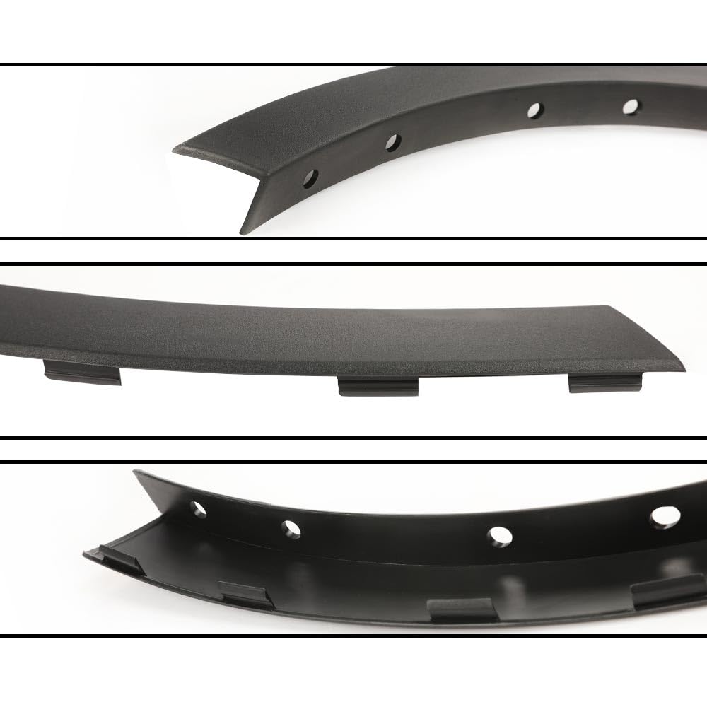 G-PLUS Fender Flare Compatible With Ford Escape 2013-2017, Wheel Well Arch Opening Molding Flares Black Wheel Cover Protector (1 x Front Left) CJ5Z-16268-AB