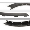 G-PLUS Front Left Fender Flare Compatible with Ford Escape 2013 2014 2015 2016 2017, Wheel Well Arch Opening Molding, CJ5Z-16268-AB, Factory Style
