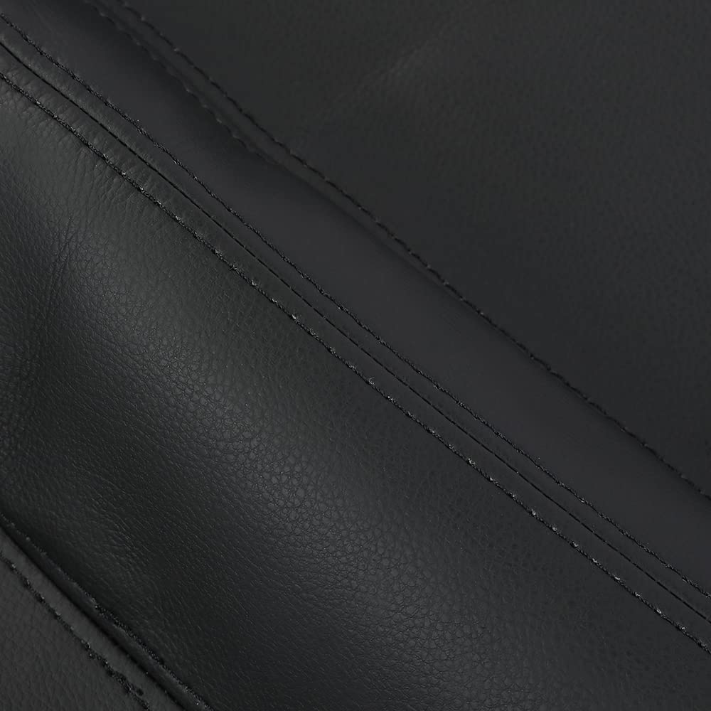 G-PLUS Door Panel Insert Card Leather Cover Compatible with 1998-2010 VW Beetle 2Pcs Black