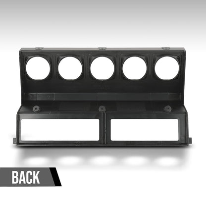 G-PLUS Center Gauge Radio Dash Bezel Trim Compatible with Jeep Wrangler YJ 1987-1995 Yellow