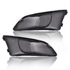 G-PLUS Fog Light Covers Driver Passenger Side Compatible with Chevy 2012-2016 Sonic LS/LT/LTZ 96694774 GM1039134 96694768 GM1038134 Left Right Fog Lamp Cover Insert Molding Trim Replacement