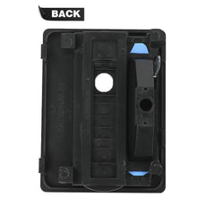 G-PLUS Shift Indicator Bezel for Jeep Wrangler TJ 1997-2006 Auto Console Black Close-up View
