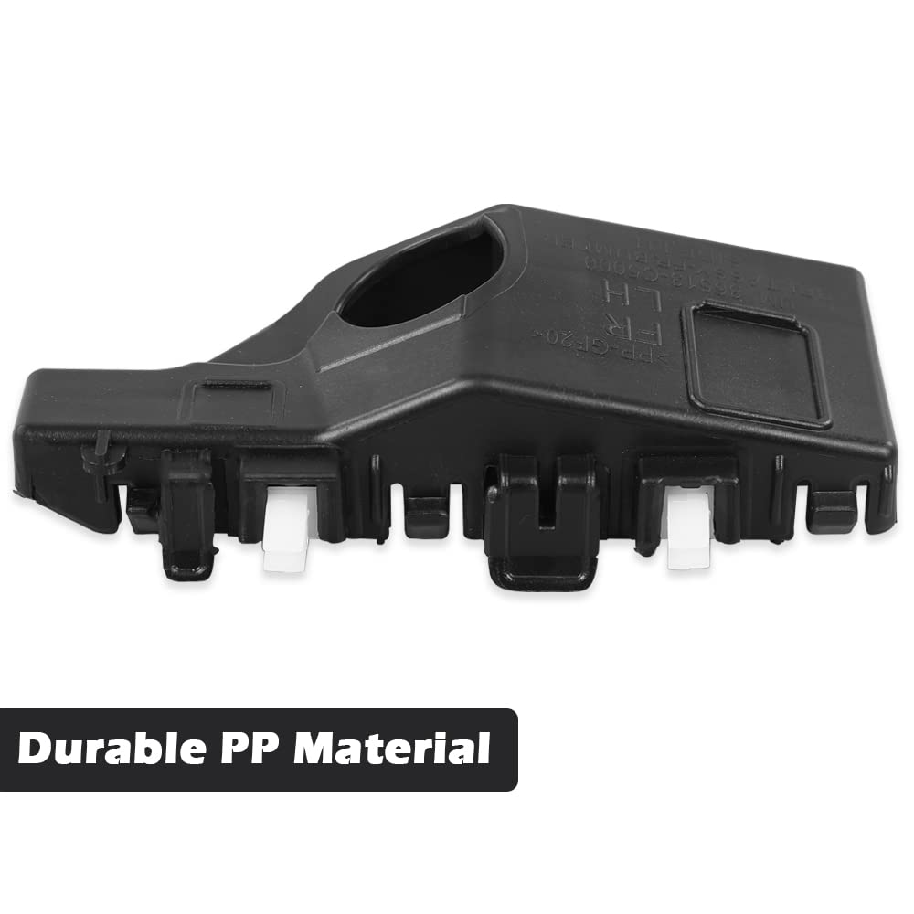 G-PLUS Front Bumper Bracket Left & Right Compatible with Kia Sorento 2016-2020 2.0L 2.4L 3.3L 86513C5000 86514C5000 HO1036129 Black Textured Bumper Bracket