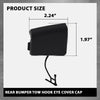G-PLUS Rear Bumper Tow Hook Eye Cover Cap Compatible with Dodge Journey 2011-2019 Black 1TY40TZZAB