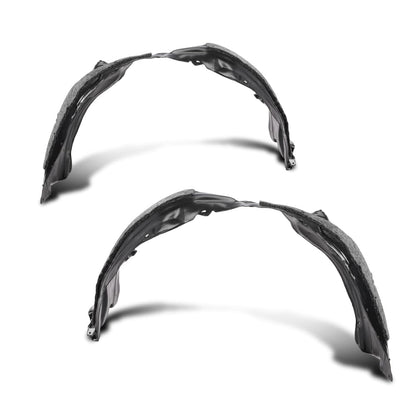 G-PLUS Front Inner Fender Liner Set Compatible with LX ES300h/ ES350 2013-2018 5387506270, 5387533200, 5387606270, 5387633200, LX1248119, LX1248136, LX1249119 Black