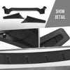 G-PLUS Rear Window Roof Spoiler Compatible with Honda Civic Gen 4 Door Sedan 2016 2017 2018 2019 2020 2021 Rear Roof Spoiler Glossy Black