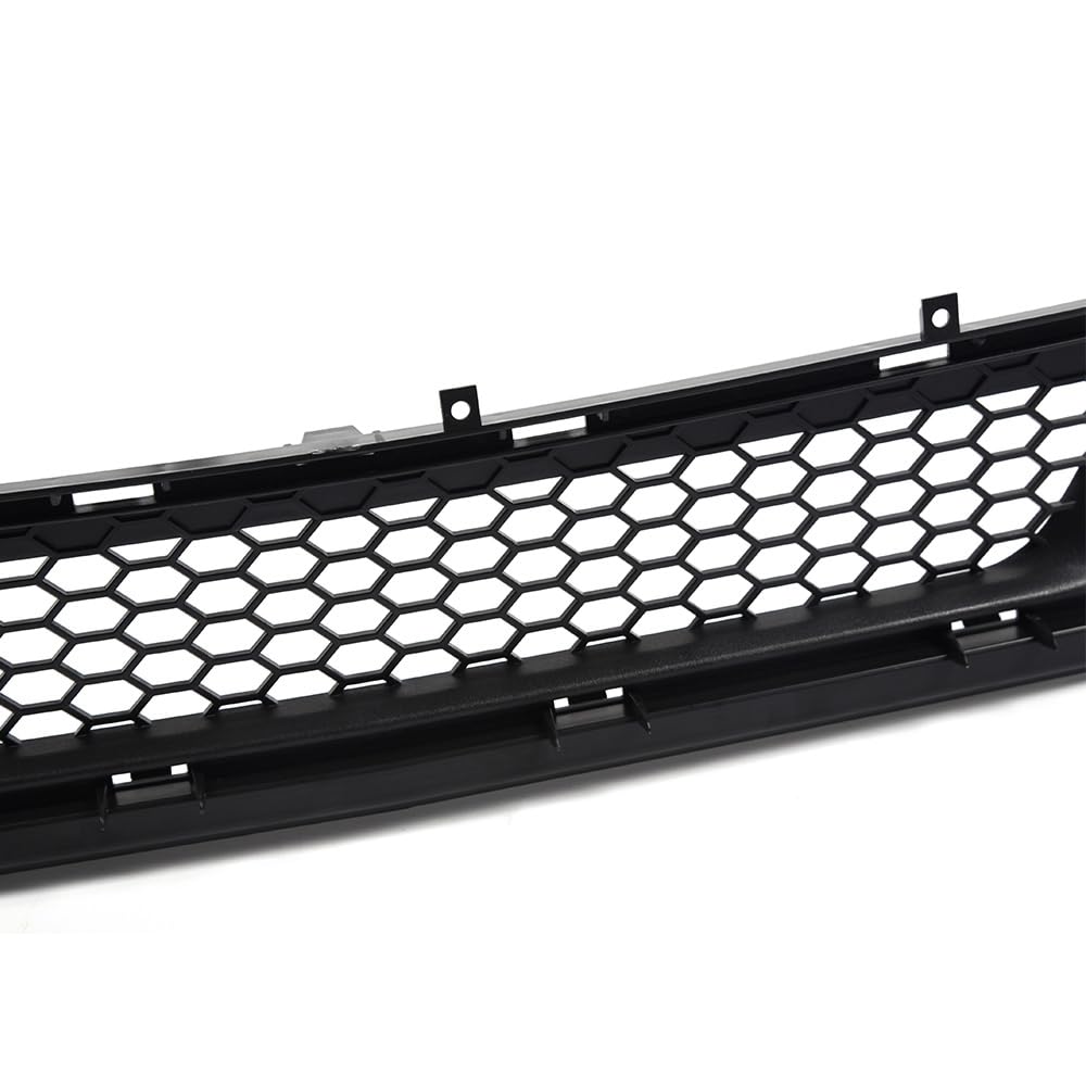 G-PLUS ABS Front Bumper Lower Grille Grill Honeycomb Style w/o Chrome Surround Compatible with Ford Mustang 2018-2021 (Not Fit Shelby GT500 models)