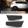 G-PLUS Pair Rear Door C Pillar Molding, Compatible with Kia Sportage 2011-2016, LH Driver & RH Passenger 2PCS, Black, 832703W000, 832803W000, 83270-3W000, 83280-3W000