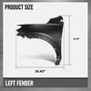 G-PLUS Front Left Driver Side Fender Compatible with Buick Encore GX Preferred 2020-2024 Fit Buick Encore GX (submodel: Essence, Select) 2020-2023 42766486, 42733024, GM1240419 Black