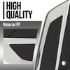G-PLUS Fog Light Hole Cover Set Left & Right Side Compatible with Volvo XC60 2018 2019 2020 2021 31694538, 31694538-5 Chrome Black