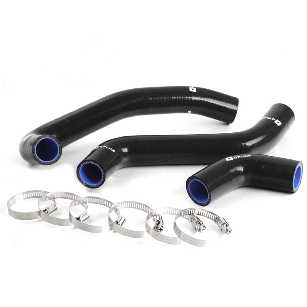 G-PLUS Coolant Silicone Radiator Hose Kit Compatible With 2008-2011 Scion XB T2B 1NZ/2ZR/2AZ-FE Black