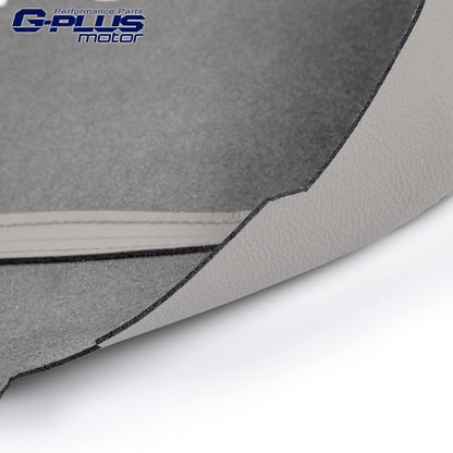 G-PLUS Front Door Armrest Leather Cover Compatible with Honda Pilot,Door Panels Armrest Cover Skin Left & Right 2009-2015 (Grey)