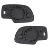 G-PLUS Mirror Glass Power Heated Compatible with Chevy Silverado 1500 1999-2006 /Fit GMC Sierra 1500 1999-2006 / Fit Cadillac Escalade 2002-2006 Driver & Passenger Side Mirror Glass Set