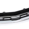 G-PLUS Chrome Front Bumper Upper Grille Assembly Compatible With 2016-2018 Chevy Malibu ABS Honeycomb Mesh Grille Replacement