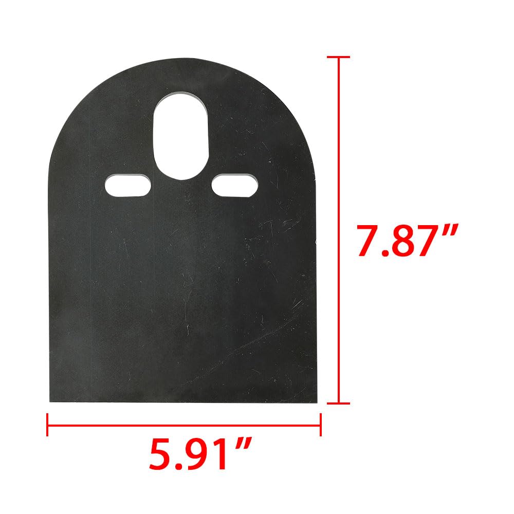 G-PLUS 2500lb 2600lb Steel Upper D Plate Mounting Brackets Air Bag Suspension Pair