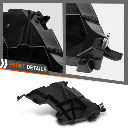 G-PLUS Front Bumper Left Side Retaining Guide Compatible with Audi A7 S7 2012-2018 4G8807283C Direct OE Fit Black