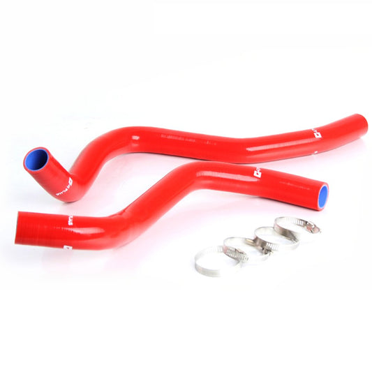 G-PLUS Silicone Radiator Hose Pipe Kit Clamps Compatible With 1998-2002 Honda Accord V6 3.0L 6 Cylinder,Red