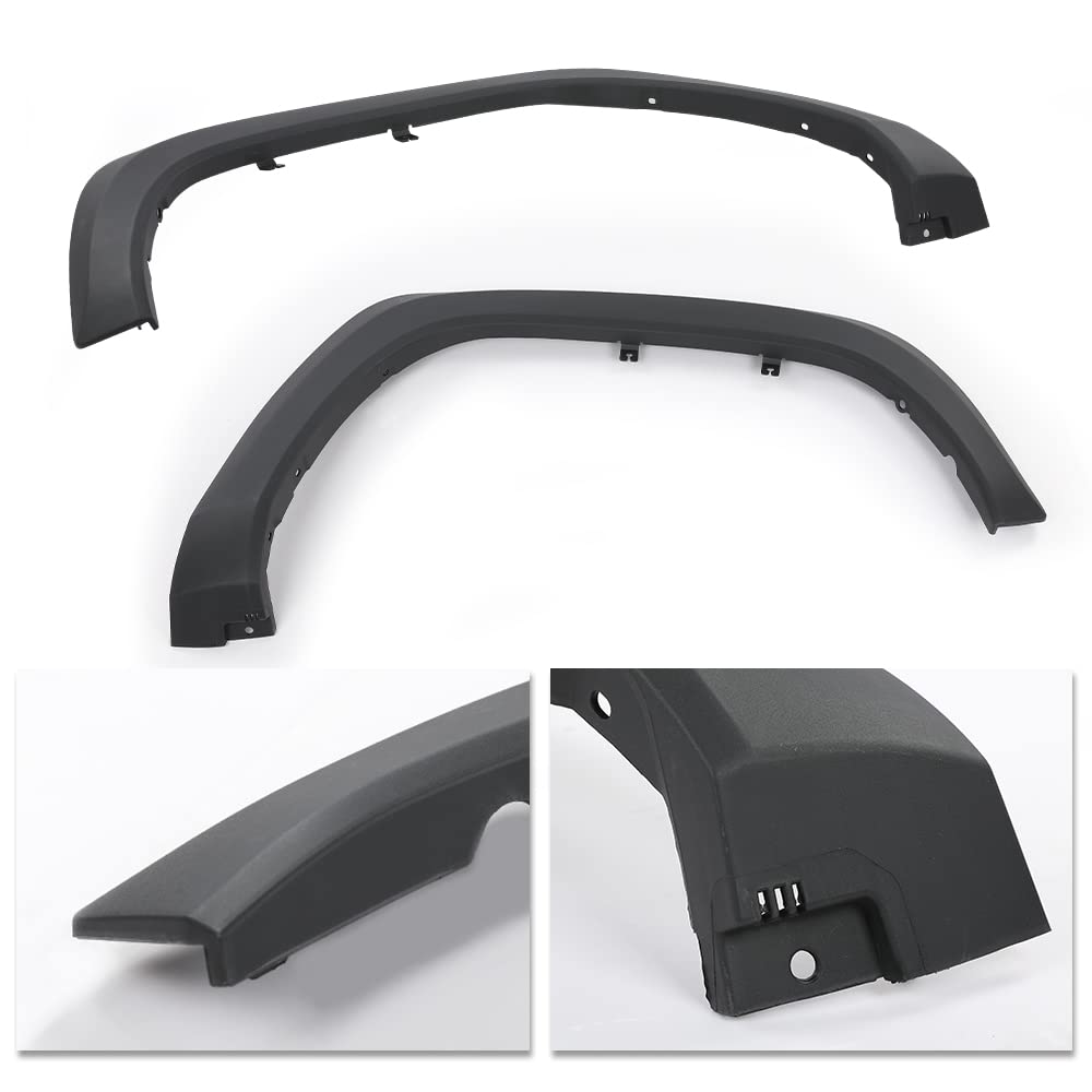 G-PLUS Fender Flares Front Driver and Passenger Side Compatible with Toyota Tacoma 2016 2017 2018 2019 2020 2021 Fender Flares Moulding Trim Wheel Opening Molding Set 7587104060 TO1291109C TO1290109C