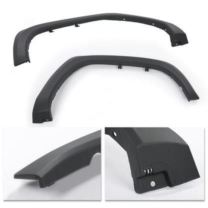 G-PLUS Fender Flares Front Driver and Passenger Side Compatible with Toyota Tacoma 2016 2017 2018 2019 2020 2021 Fender Flares Moulding Trim Wheel Opening Molding Set 7587104060 TO1291109C TO1290109C