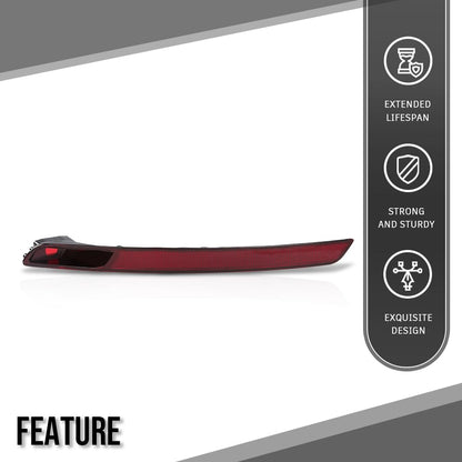 G-PLUS Rear Left Light Reflector Compatible with VW Beetle 2012-2016 5C5945701D Red