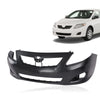 G-PLUS Front Bumper Cover Compatible with Toyota Corolla Sedan 2009 2010, Not Fit S/XRS Models, 615343423104 TO1000343 5211902990, Black Primered