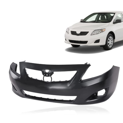 G-PLUS Front Bumper Cover Compatible with Toyota Corolla Sedan 2009 2010, Not Fit S/XRS Models, 615343423104 TO1000343 5211902990, Black Primered