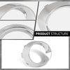 G-PLUS Fog Light Trim Set Left and Right Chrome 2Pcs Compatible with Benz GLK350 (submodel: 4Matic, Base) 2010-2012 2048851074
