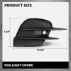 G-PLUS Fog Light Cover Outer Driver & Passenger Side Compatible with Benz C-Class W205 2015-2018 (for Base Sedan Only),Fit for Models Without AMG Styling Package, with Luxury Package 2538853500