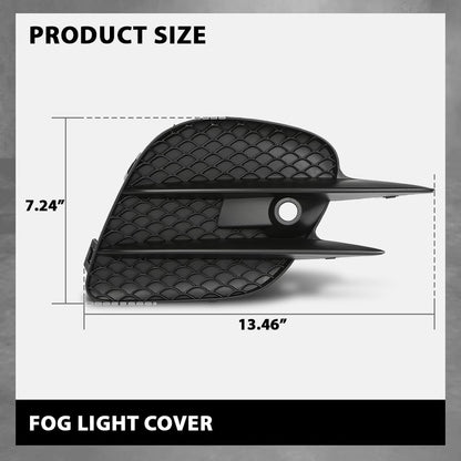 G-PLUS Fog Light Cover Outer Driver & Passenger Side Compatible with Benz C-Class W205 2015-2018 (for Base Sedan Only),Fit for Models Without AMG Styling Package, with Luxury Package 2538853500
