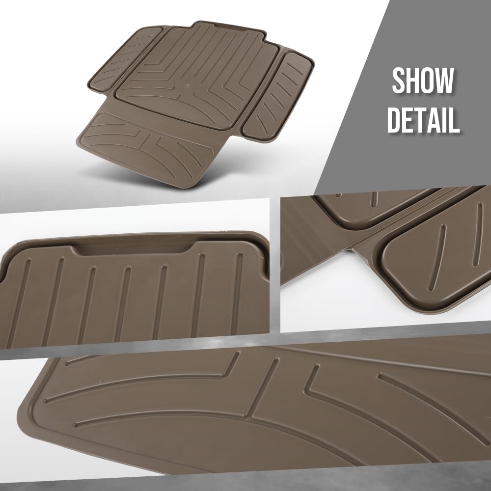 G-PLUS Child Car Seat Protector Compatible with Under virtually Any Rear or Forward-Facing Child car seat or Booster Brown