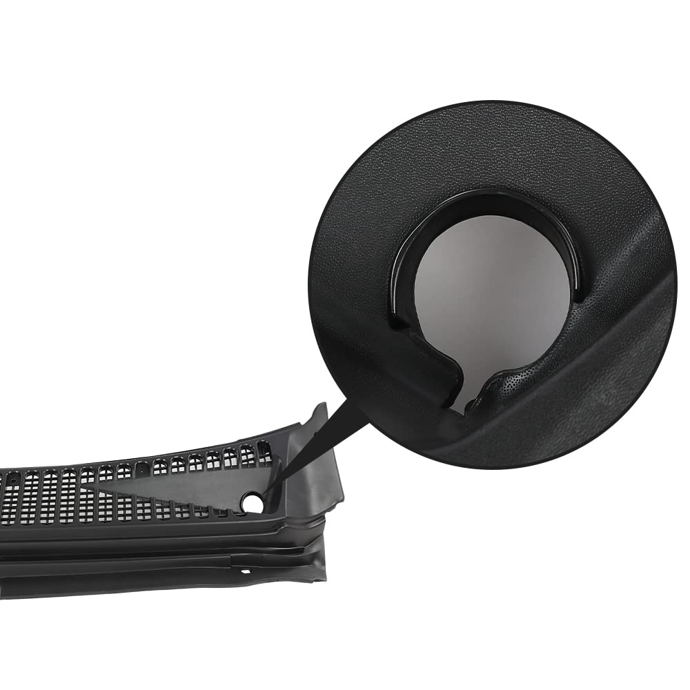 G-PLUS Windshield Wiper Vent Cowl Screen Cover Grille Panel Compatible with Ford 1999-2007 F250 F350 3C3Z-25022A68-AAA, 4C3Z-25022A69-AAA