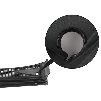 G-PLUS Windshield Wiper Vent Cowl Screen Cover Grille Panel Compatible with Ford 1999-2007 F250 F350 3C3Z-25022A68-AAA, 4C3Z-25022A69-AAA