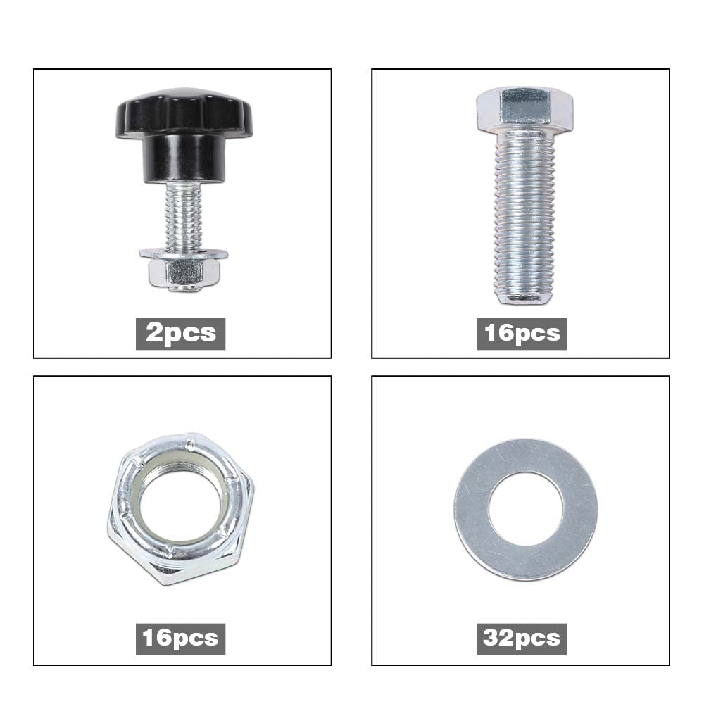 G-PLUS 6" Rear Axle Lowering C Notch & Flip Kit Compatible with Chevy Silverado Sierra Pickup 99-06/1999-2007 Classic 1/2 Ton - Chevy Silverado & GMC Sierra Trucks
