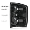 G-PLUS Tail Lights w/Bulbs Fit Chevy Silverado 1500 2014-2018/Fit Silverado 1500 LD 2019/Fit Silverado 2500 HD 3500 HD 2015-2019,Rear Lamp Clear Lens Luces Traseras, Faros TraserosAssembly