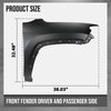 G-PLUS Front Fender Driver and Passenger Side Compatible with Jeep Compass 2017 2018 2019 2020 2021 2022 2023 2024 CH1240288, CH1241288 Black