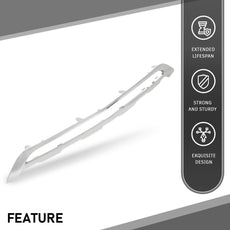 G-PLUS Front Grille Surround Trim for Benz GLK250 GLK350 2013-2015 Chrome Close-up View