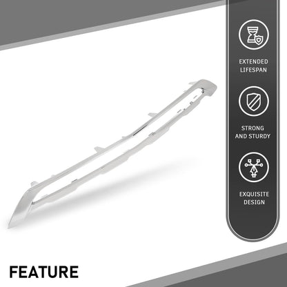G-PLUS Front Chrome Grille Surround Bumper Cover Compatible with Audi Benz GLK 250 GLK 350 Base Bluetec 4Matic 2013-2015 2048851822, MB1095111