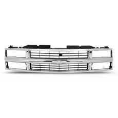 G-PLUS Chrome Grille with Black Insert for Chevy Blazer Tahoe 1994-2000