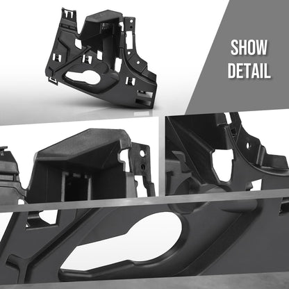 G-PLUS Front Right Bumper Bracket Mount Support Compatible with Volvo XC60 2018 2019 2020 2021 31425174 Black