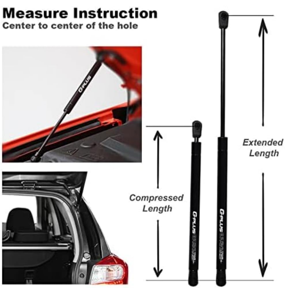 G-PLUS 15.58" Shock Struts Lift Fit B-M-W 323i 325i 328i E90 E91 E92 E93