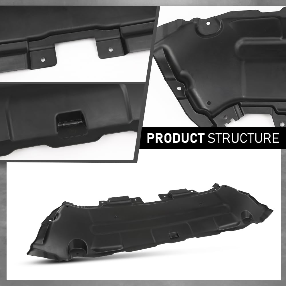 G-PLUS Front Bumper Engine Splash Shield Under Guard Compatible with Benz GLC300 4Matic Base 2016-2022,Fit Benz GLC43 AMG 4Matic 2017-2022 2535240930