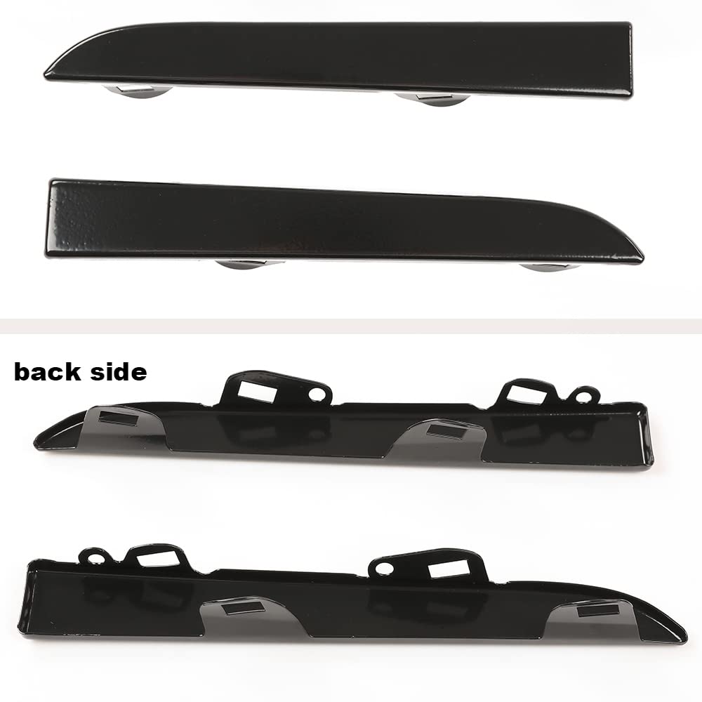 G-PLUS Pair Front Bumper Headlight Grille Filler Trim Panels Set RH & LH Replacement Compatible with Toyota Tacoma 2/4wd 2001-2004 TO1088108 TO1089108