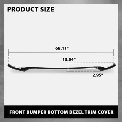 G-PLUS Front Bumper Bottom Bezel Trim Cover 3PCS, Compatible with Toyota Camry XSE SE 2021-2024, 5312406260, 5312306190