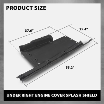 G-PLUS Right Under Cover Engine Splash Shield, Compatible with Audi Q5 8R 2013-2017, 8R0825208E
