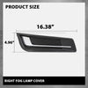 G-PLUS RH Right Fog Light Cover Compatible with Cadillac XTS 2013-2017 GM1039153, 20901631 Chrome Black