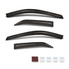 G-PLUS Out-Channel Window Vent Visor Deflectors Tape-On Side Rain Guards Compatible with Toyota Camry 2012-2017 Impact-Resistant PMMA 4 PCS Smoky