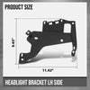 G-PLUS Left Headlight Bracket Compatible with Chevy Corvette C5 1997-2004 16523679, 16523681 Black