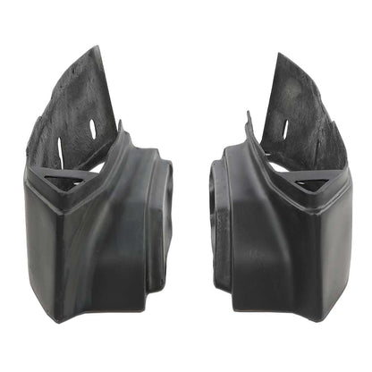 G-PLUS Rear Fiberglass Bumper Filler Compatible with Cadillac Deville 1980-1992/ Fit for Cadillac Fleetwood 1980-1992 /Fit Cadillac Brougham 1980-1992 Black Bumper Filler Set of 4
