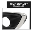 G-PLUS Fog Light Cover Trim Compatible with Jeep Compass 2011-2017 Driver and Passenger Side 68213205AA
